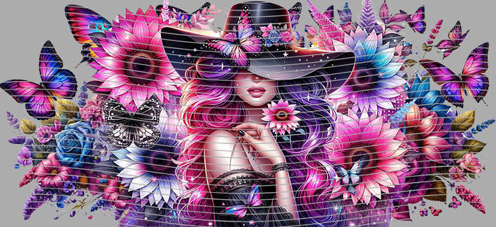 16oz Sunflower Girl-SU-341